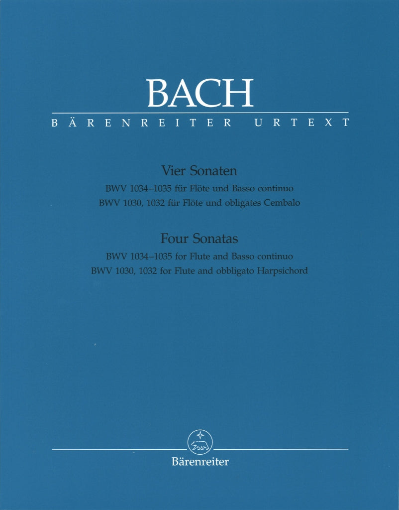 Bach, Sonatas BWV 1030, 32, 34, 35 (Barenreiter)