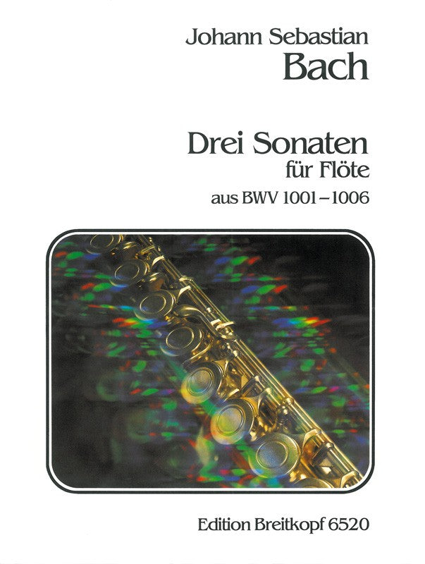 Bach, 3 Sonaten aus BWV 1001-1006 (Solo) (Breitkopf)
