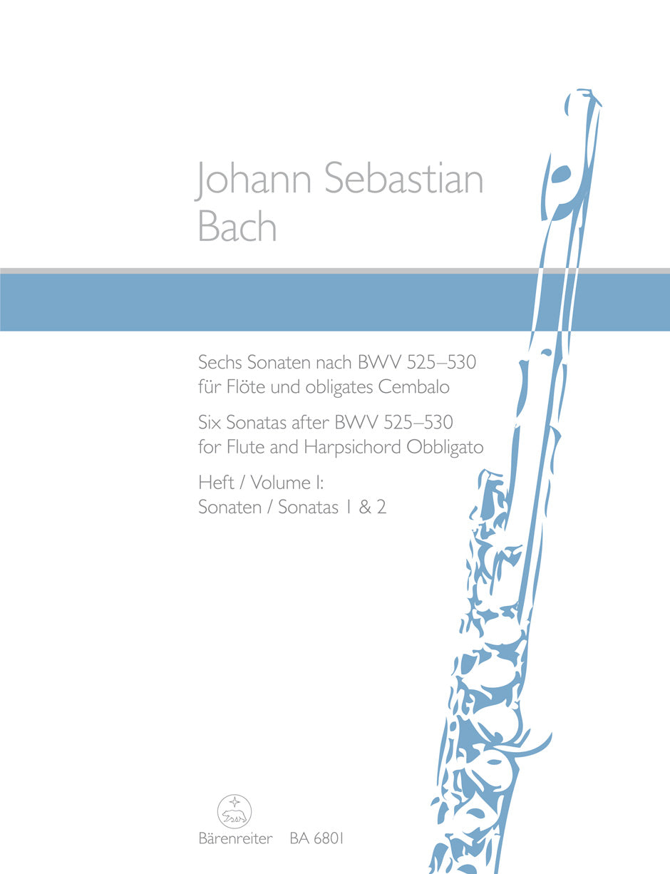 Bach, Sonaten nach Orgeltrios 1 (Barenreiter)