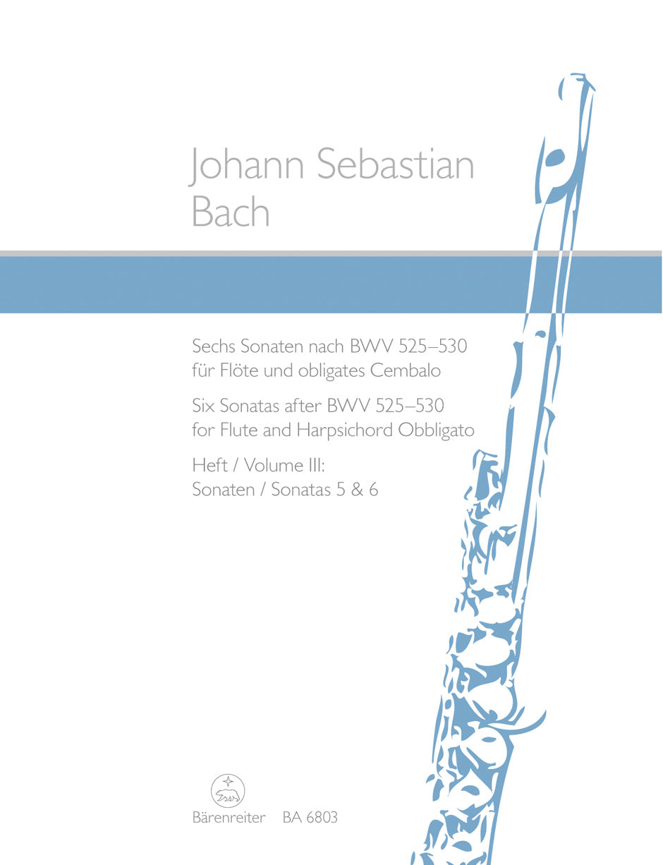 Bach, Sonaten nach Orgeltrios 3 (Barenreiter)