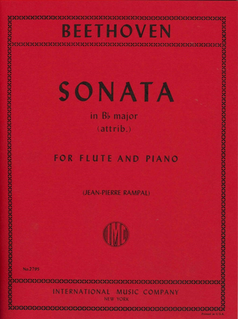 Beethoven, Sonata in Bb (Rampal) (IMC)