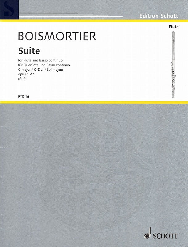 Boismortier, Suite op. 35/2 in G (Ruf) (Schott)