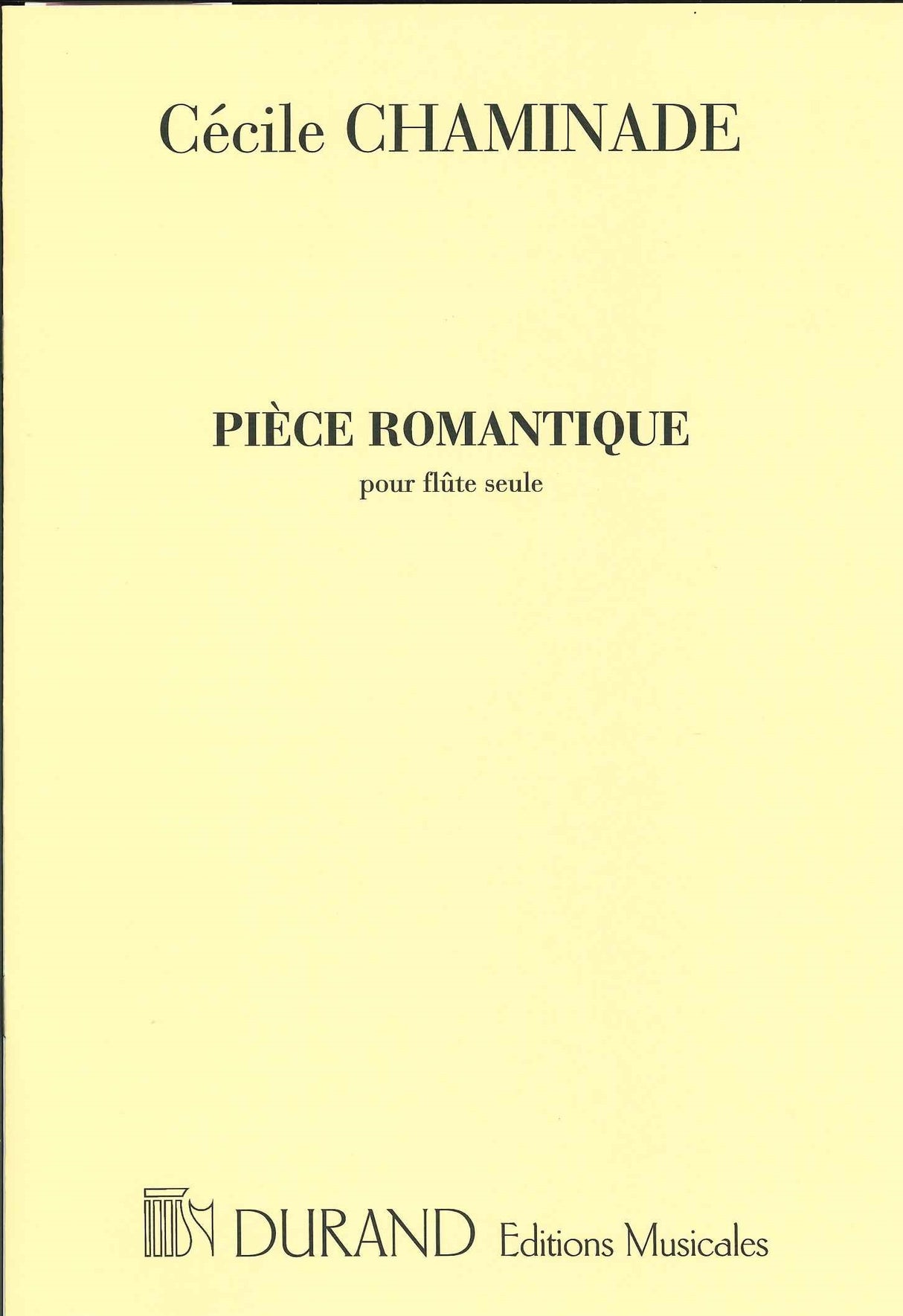 Chaminade, Piece romantique (Fl Solo) (Durand)