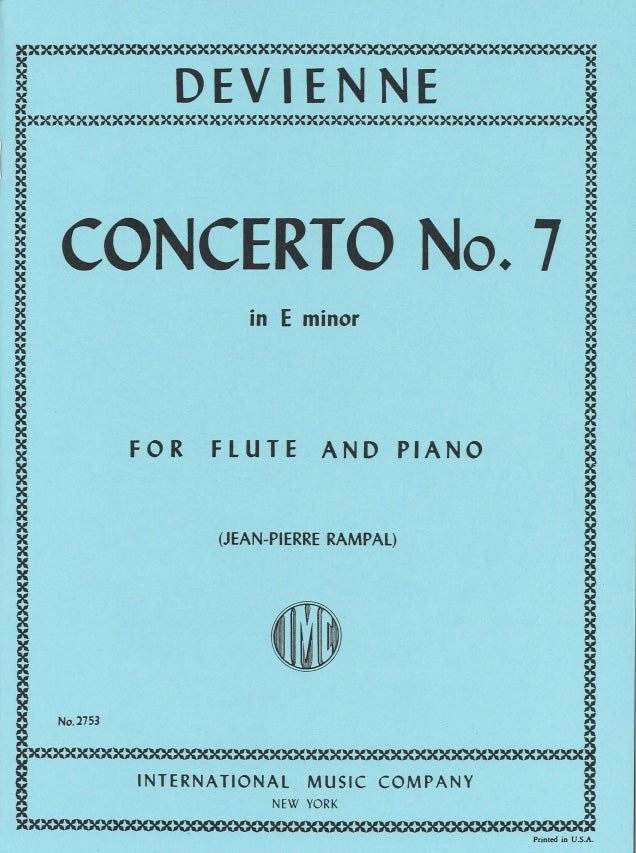 Devienne, Concerto No. 7 in e (Rampal) (IMC)