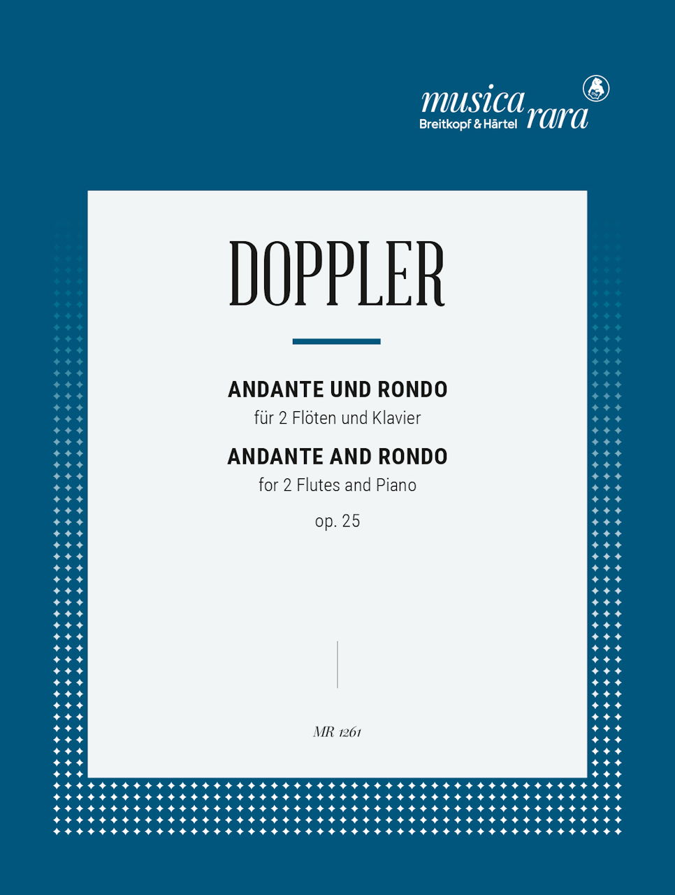Doppler, Andante & Rondo op. 25 (2Fl,Pf) (Musica Rara)
