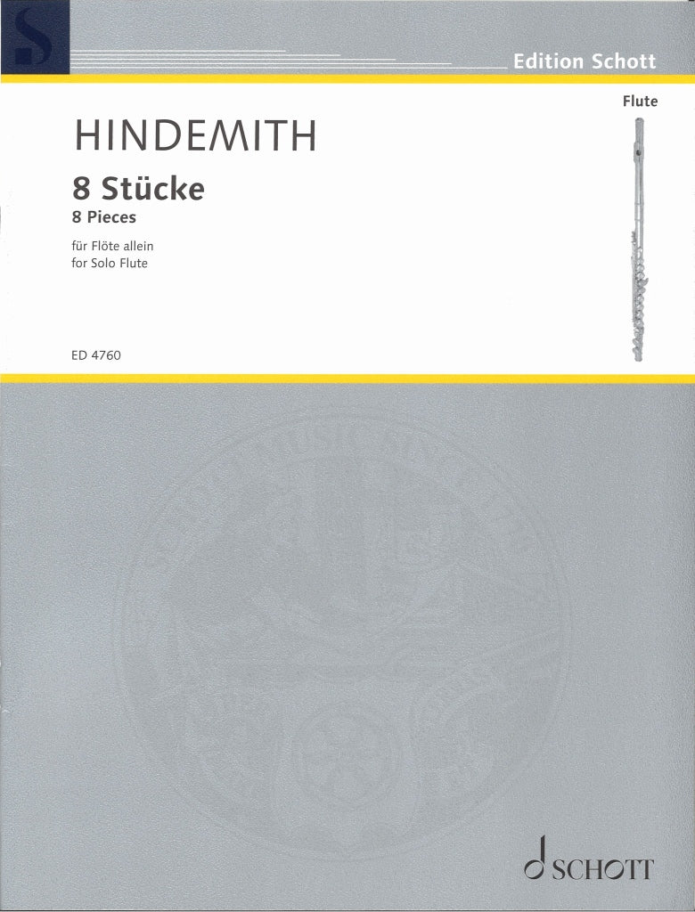 Hindemith, 8 Stucke (Fl Solo) (Schott)