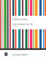 Kuhlau, 3 Fantasien op. 38 (Fl Solo) (Universal)