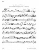 Kuhlau, Introduktion und Var. op. 63 (Barenreiter)