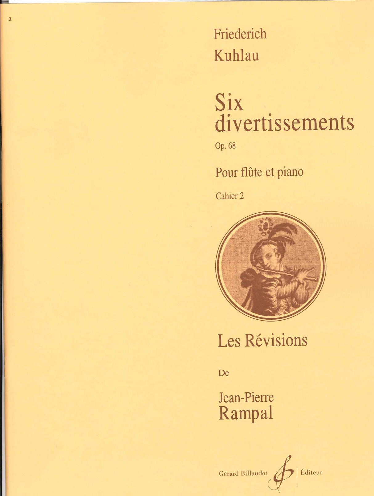 Kuhlau, 6 Divertissements op. 68, II (Billaudot)