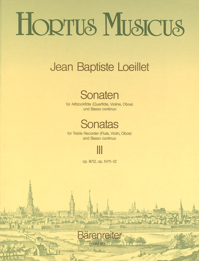 Loeillet, Sonaten, 3 (Barenreiter)