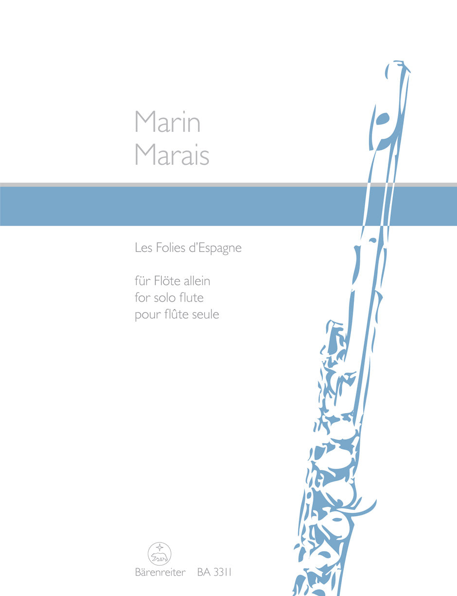 Marais, Folies d'Espagne (Fl Solo) (Barenreiter)