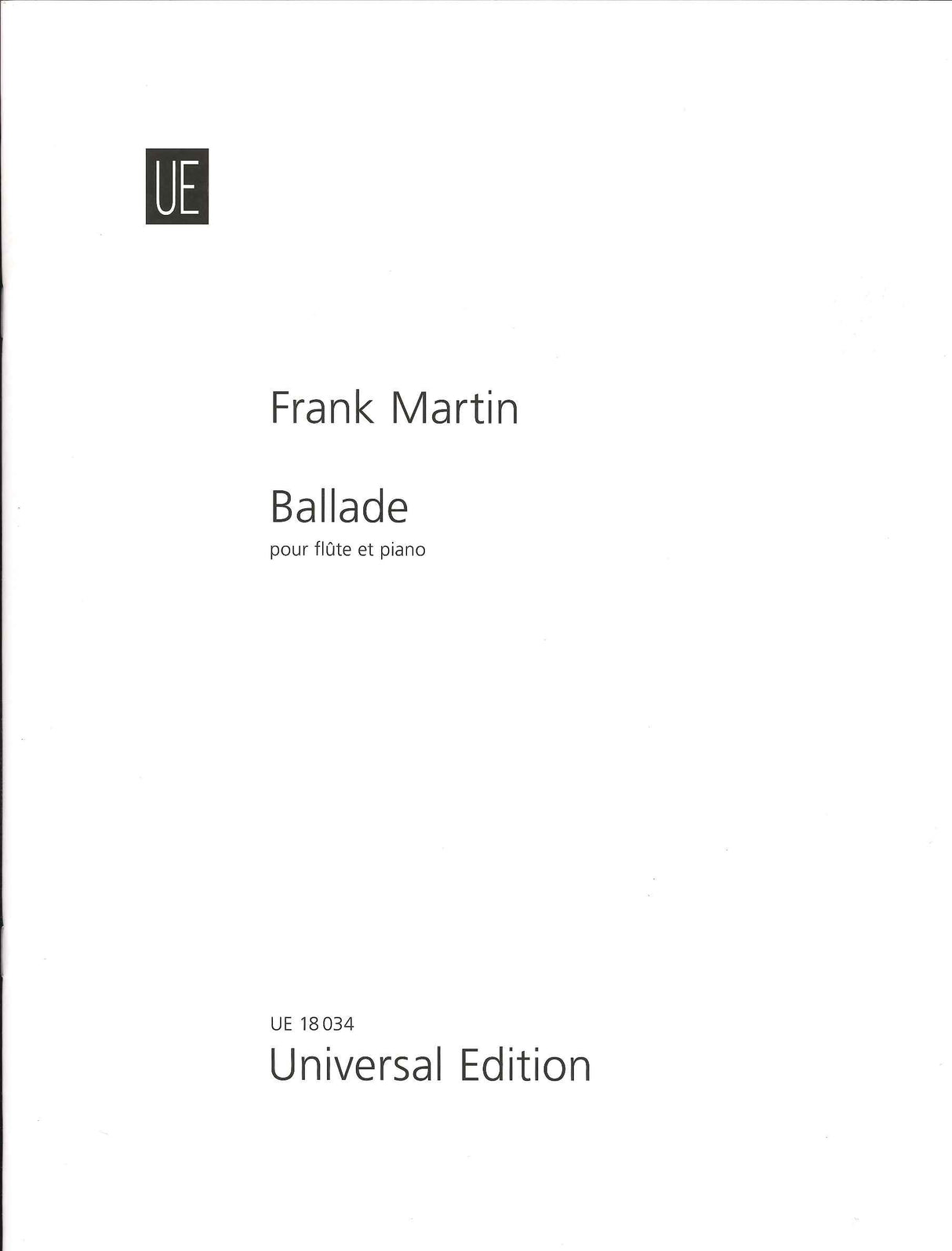 Martin, Ballade (1939) (Universal)