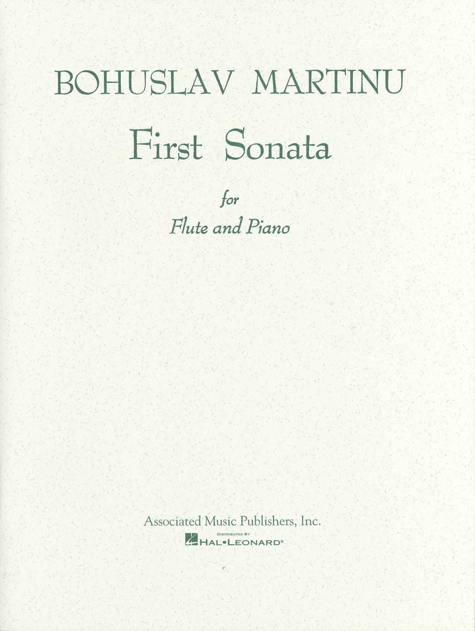 Martinu, Sonata No. 1 (AMP)