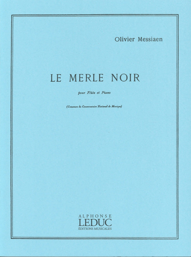 Messiaen, Merle noir (Fl,Pf) (Leduc)