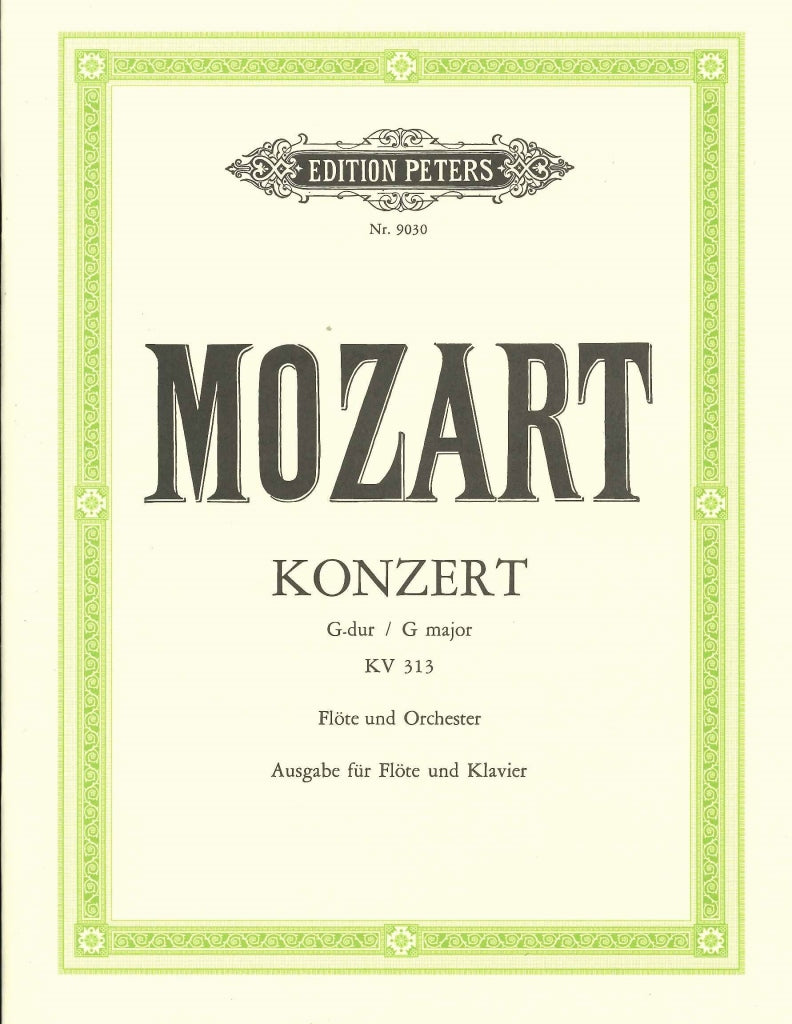 Mozart, Concerto KV 313 in G (No. 1) (Peters)