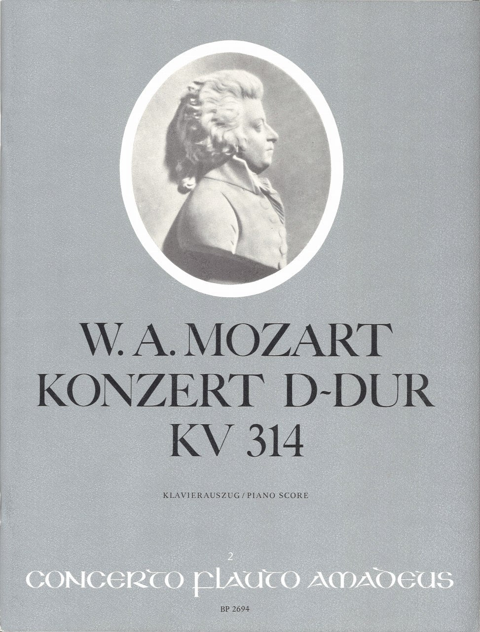 Mozart, Concerto KV 314 in D (No. 2) (Amadeus Verlag)