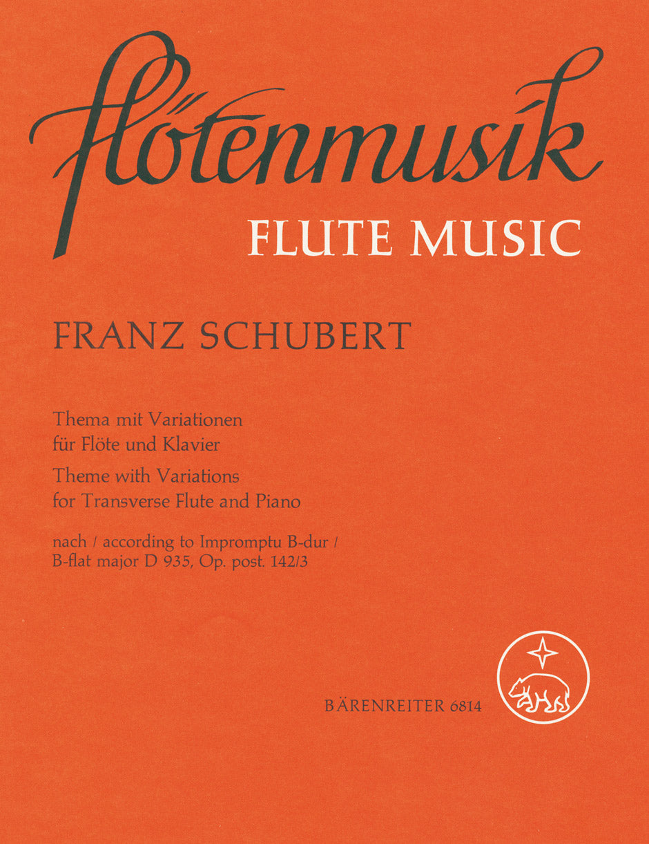 Schubert, Thema mit Var. nach Impromptus (Barenreiter)