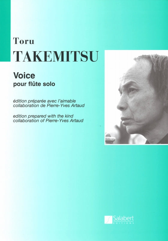 Takemitsu, Voice (1971) [Fl Solo] (Salabert)
