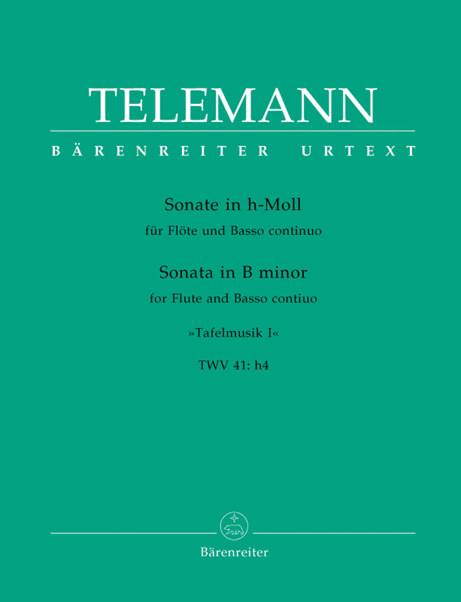 Telemann, Sonata TWV 41/h4 (Tafelmusik) (Barenreiter)