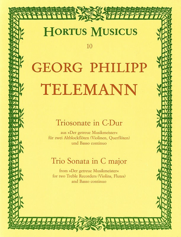 Telemann, Trio Sonata in C (Barenreiter)