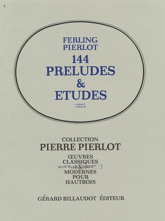 Ferling, 144 Preludes & Etudes 1(Pierlot (Billaudot)