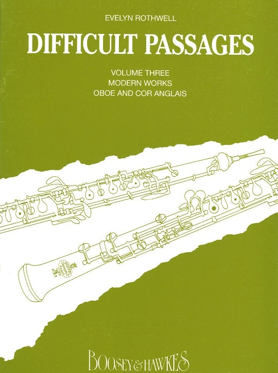 Rothwell, Difficult Passages 3: Modern (Boosey)