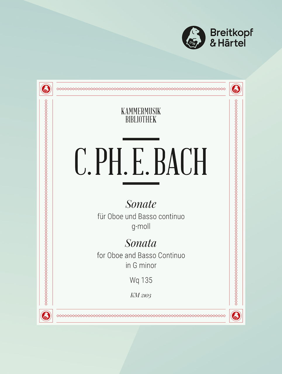 Bach,C.P.E., Sonata in g Wq 135, H 549 (Breitkopf)