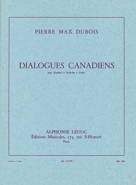 Dubois, Dialogues canadiens (Leduc)