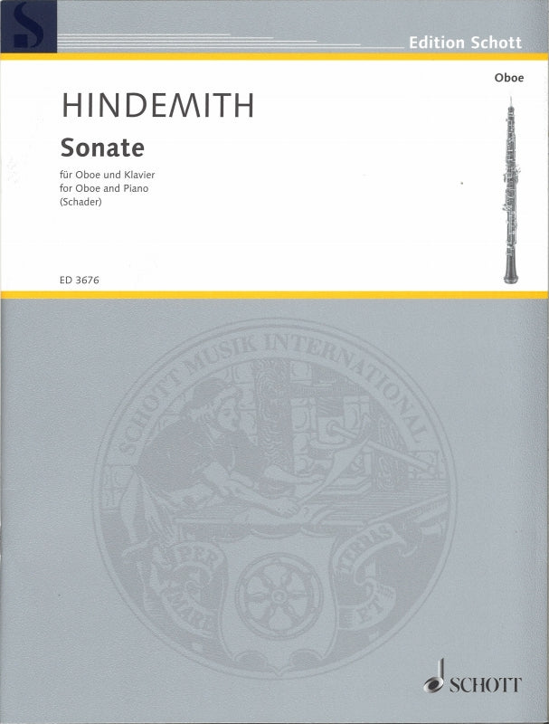 Hindemith, Sonate (1938) (Ob,Pf) (Schott)