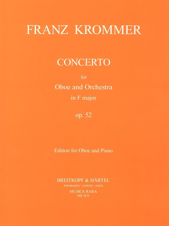 Krommer, Concerto in F, op. 52 (Musica Rara)