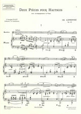 Lefebvre, 2 Pieces op. 102 (Ob,Pf) (Durand)
