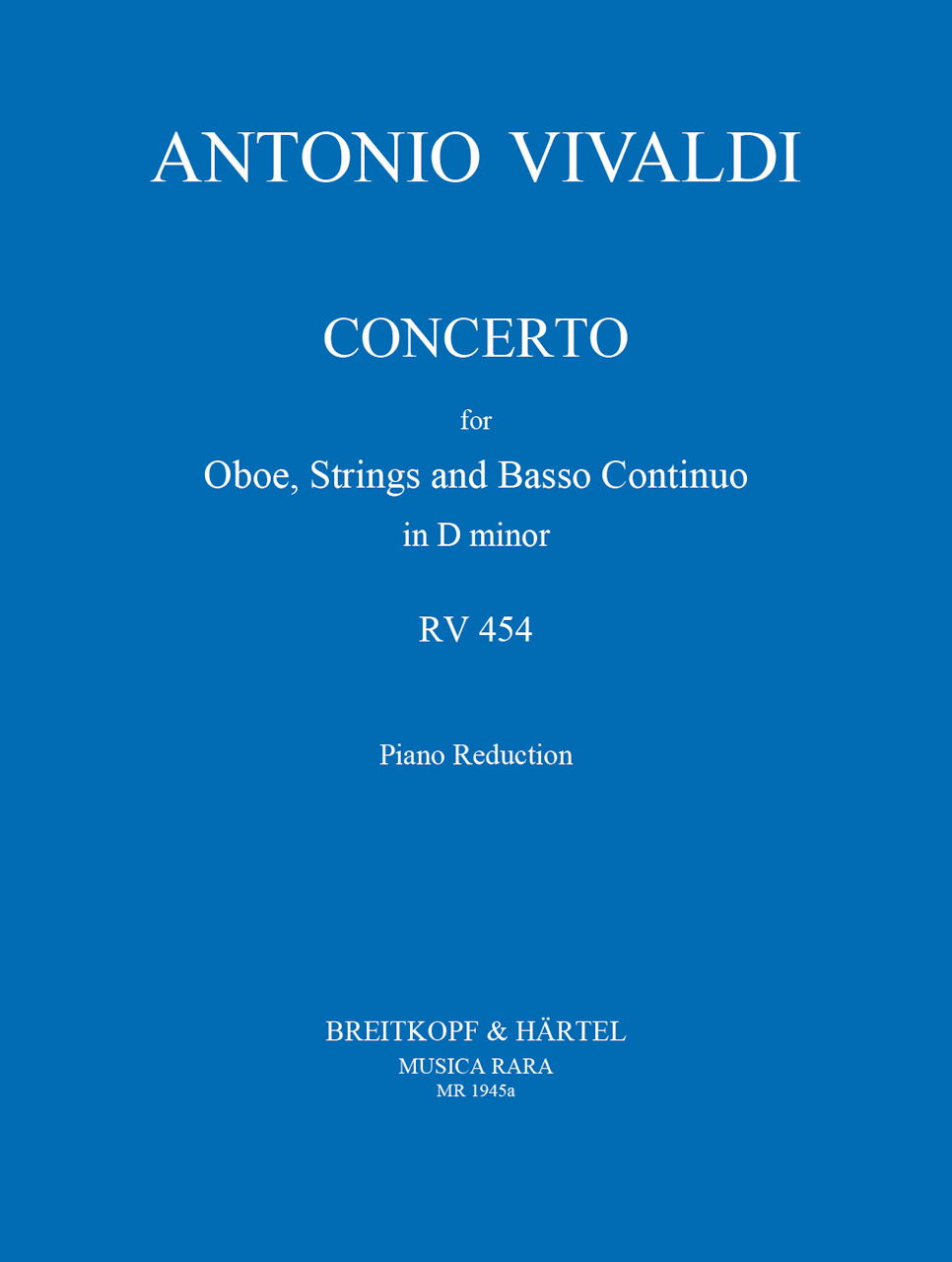 Vivaldi, Concerto op. 8/9 in d (Ob,Pf) (Musica Rara)