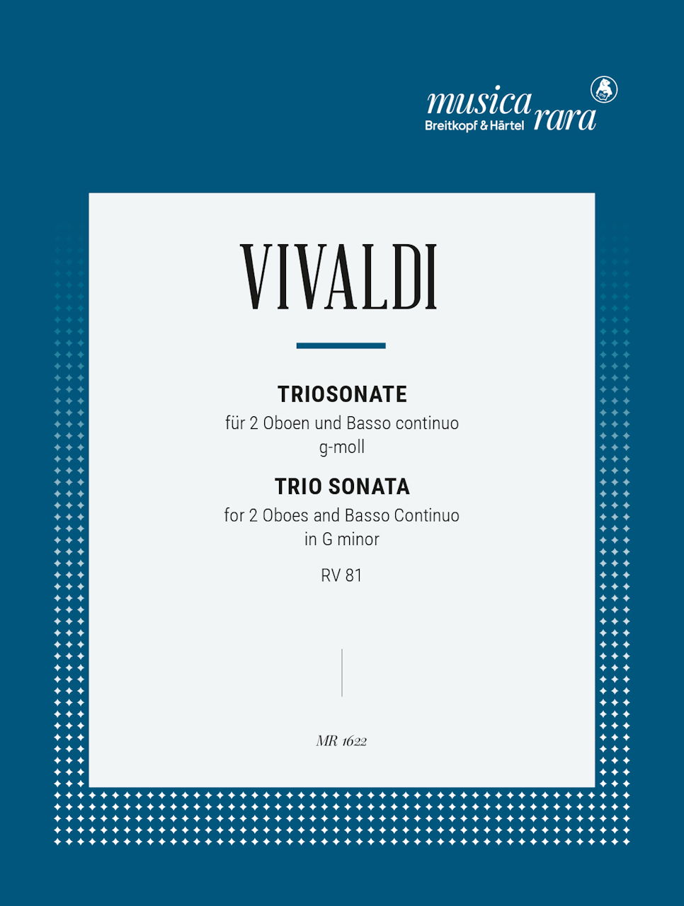 Vivaldi, Sonata in g RV.81 (2Ob,Bc) (Musica Rara)