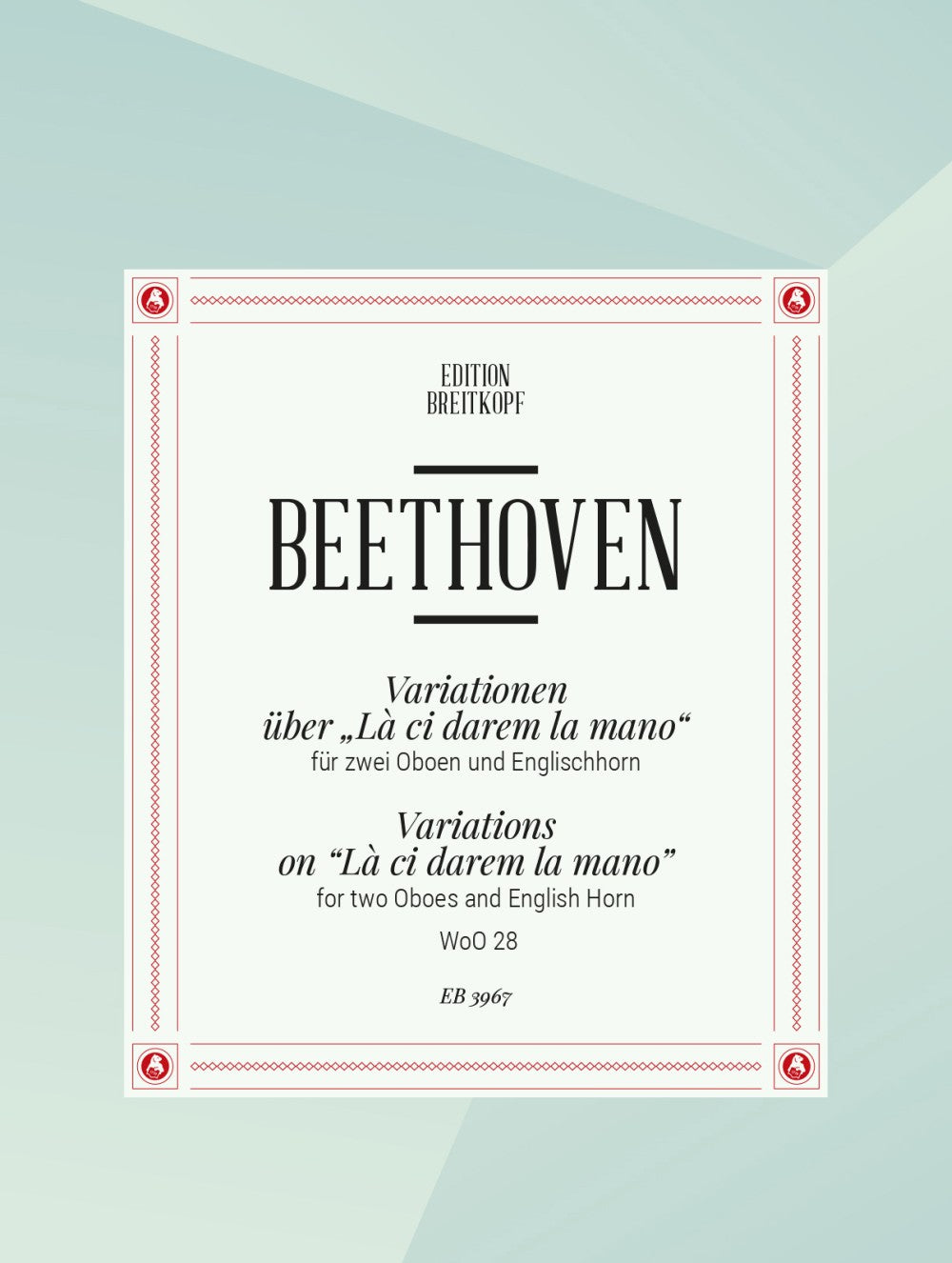 Beethoven, Don Giovanni Var. (2Ob,Ehr) (Breitkopf)