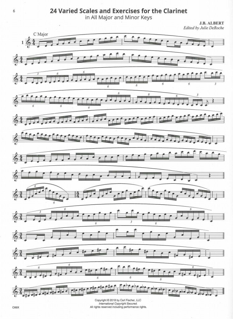 Albert, 24 Varied Scales & Exercises (Carl Fischer)