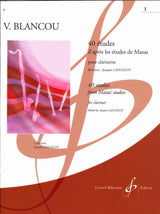Blancou, 40 Etudes, 1 (Lancelot) (Billaudot)