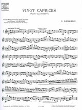 Gambaro, 20 Caprices (Delecluse) (Leduc)