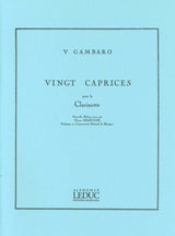 Gambaro, 20 Caprices (Delecluse) (Leduc)