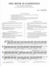 Jeanjean, Vade-Mecum du clarinettiste (Leduc)