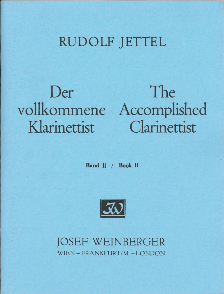 Jettel, Vollkommene Klarinettist 2 (Weinberger)