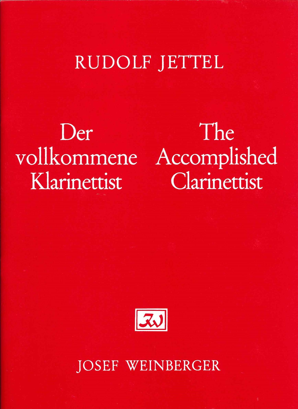 Jettel, Vollkommene Klarinettist 3 (Weinberger)
