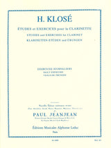 Klose, Exercices journaliers (Jeanjean) (Leduc)