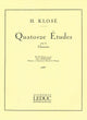 Klose, 14 Etudes (Delecluse) (Leduc)