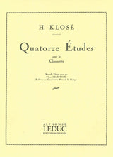 Klose, 14 Etudes (Delecluse) (Leduc)
