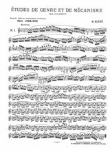 Klose, Etudes de genre et de mecanisme (Leduc)