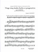 Lancelot, 25 Etudes faciles & progressiv (Transatlantiques)