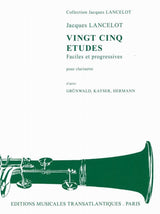 Lancelot, 25 Etudes faciles & progressiv (Transatlantiques)