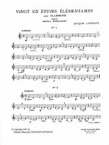Lancelot, 26 Etudes elementaires (Transatlantiques)