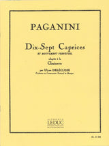 Paganini, 17 Caprices et Mouvement perpe (Leduc)
