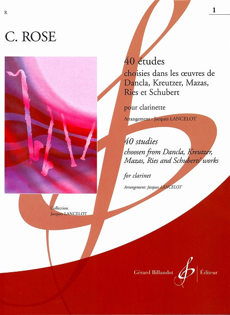 Rose, 40 Etudes, 1 (Lancelot) (Billaudot)